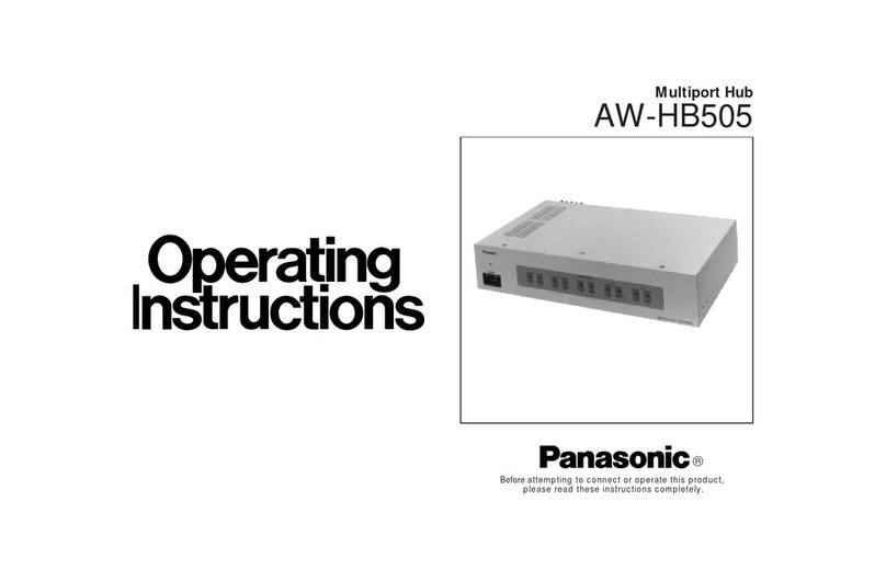 Panasonic AWHB505 - MULTIPORT HUB User manual
