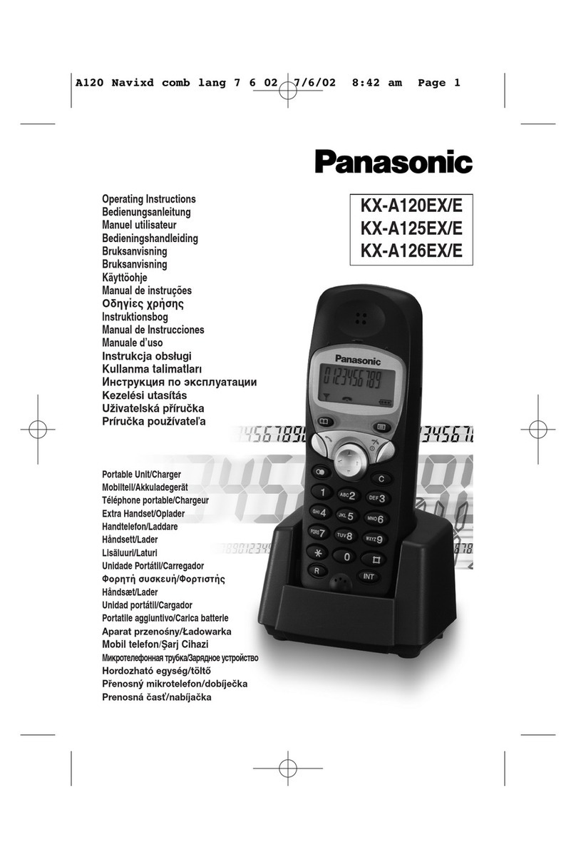 Panasonic KX-A120EX/E User manual Panasonic KX-A120EX/E User manual