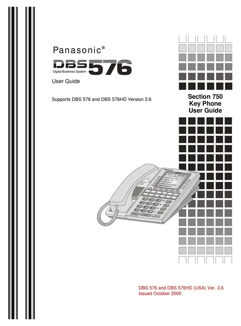 Panasonic DBS 576HD user guide