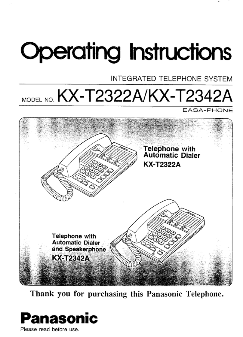 Panasonic KX-T2322A User manual