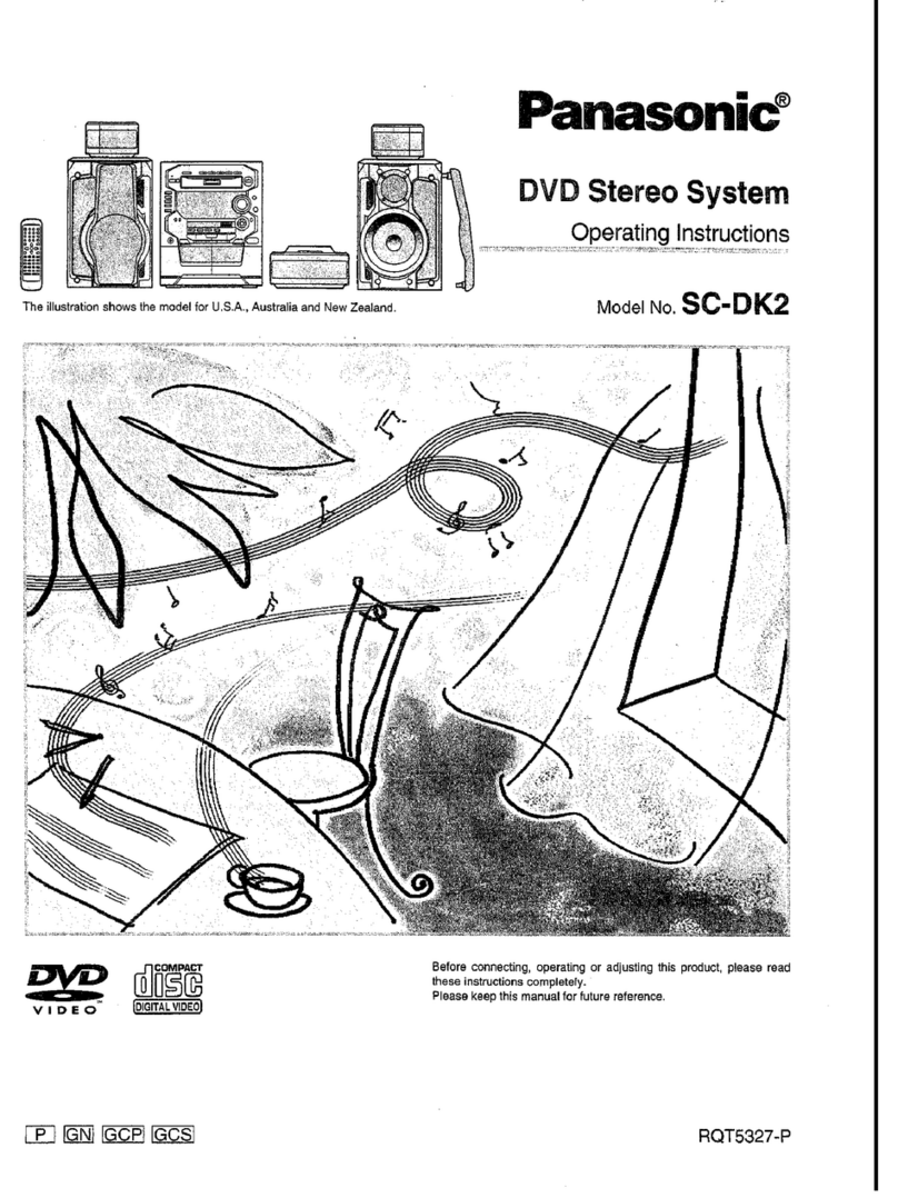 Panasonic SC-DK2 User manual