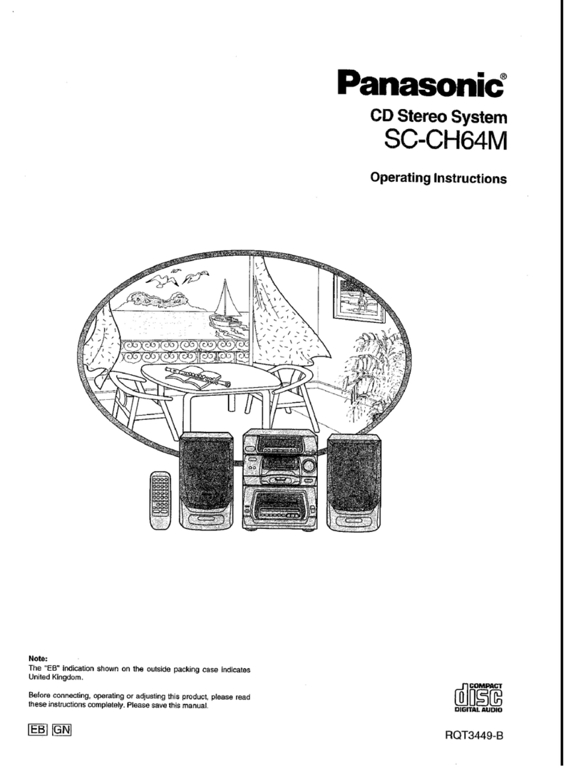Panasonic SC-CH64M operating instructions