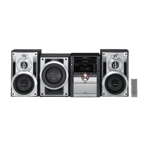 Panasonic SCAK750 - CD STEREO SYSTEM operating instructions Panasonic SCAK750 - CD STEREO SYSTEM operating instructions