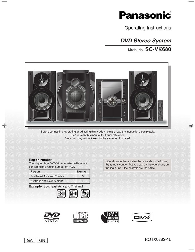 Panasonic SC-VK680 operating instructions