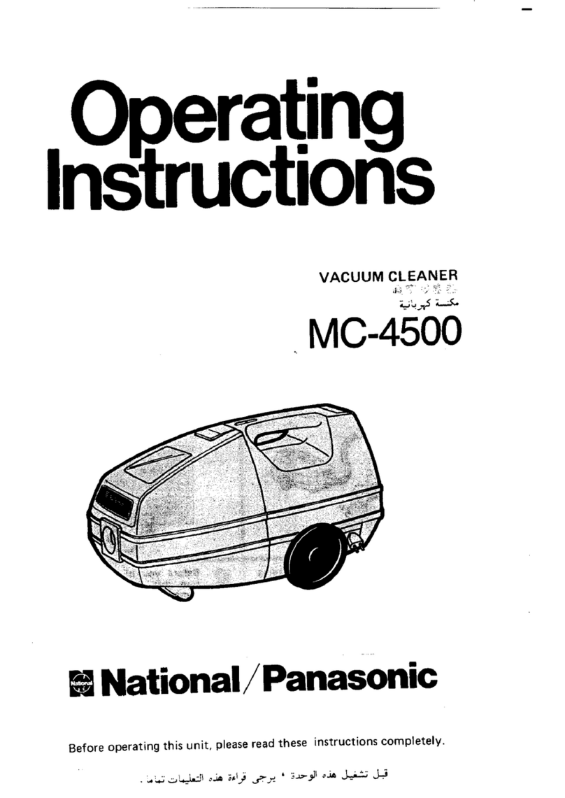 Panasonic MC-4500 operating instructions