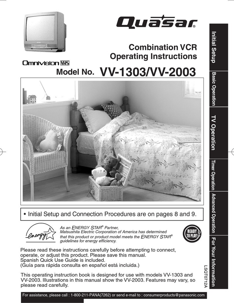 Quasar Omnivision VV-1303 User manual Quasar Omnivision VV-1303 User manual