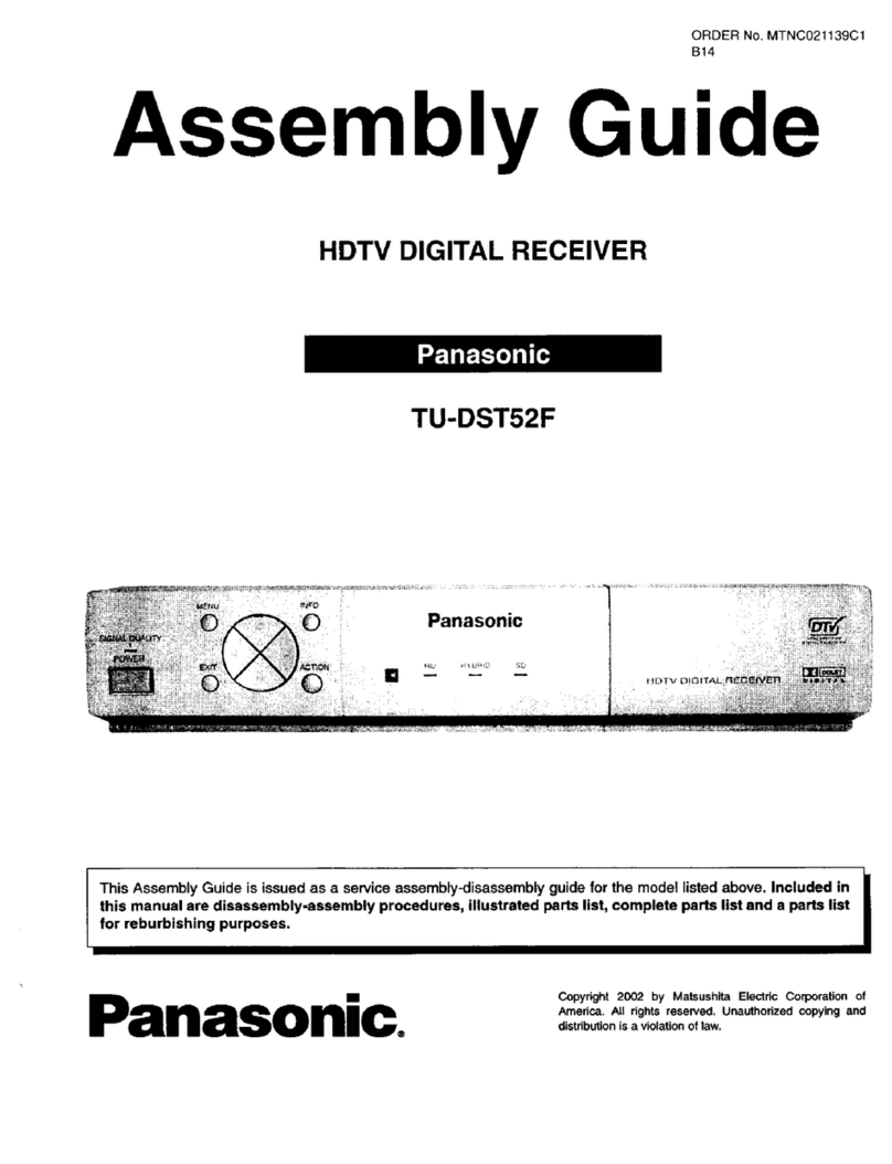 Panasonic TU-DST52F User manual