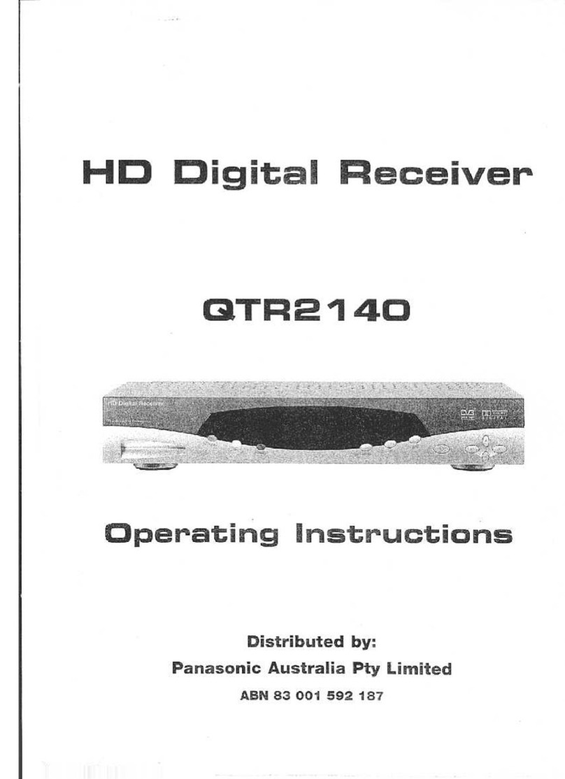 Panasonic QTR 2140 User manual