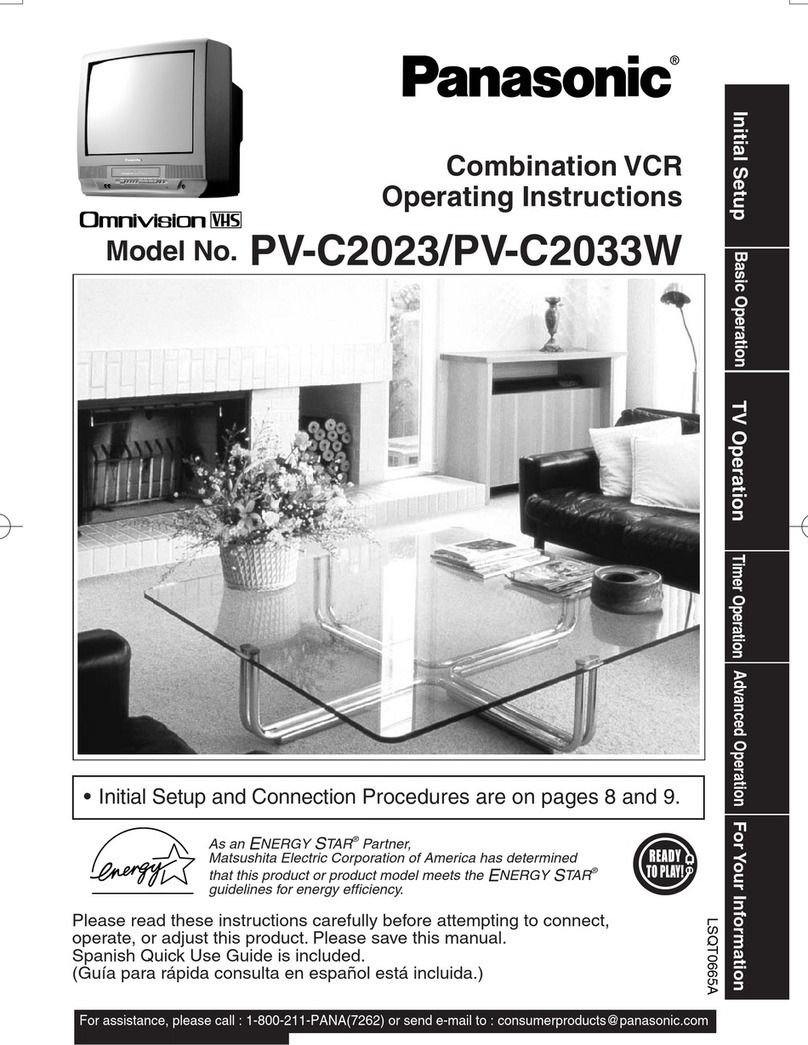 Panasonic PV C2023 User manual