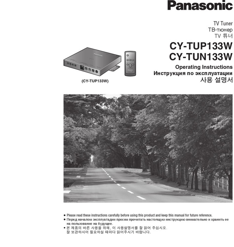 Panasonic CY-TUN133W User manual