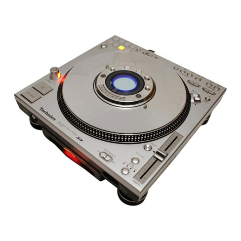 Technics SLDZ1200 - SD/CD D/D TURNTABLE User manual