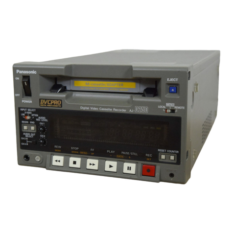 Panasonic AJ-D250P User manual