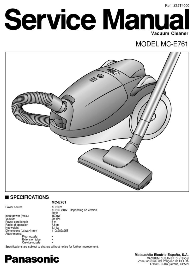 Panasonic MC-E761 User manual Panasonic MC-E761 User manual