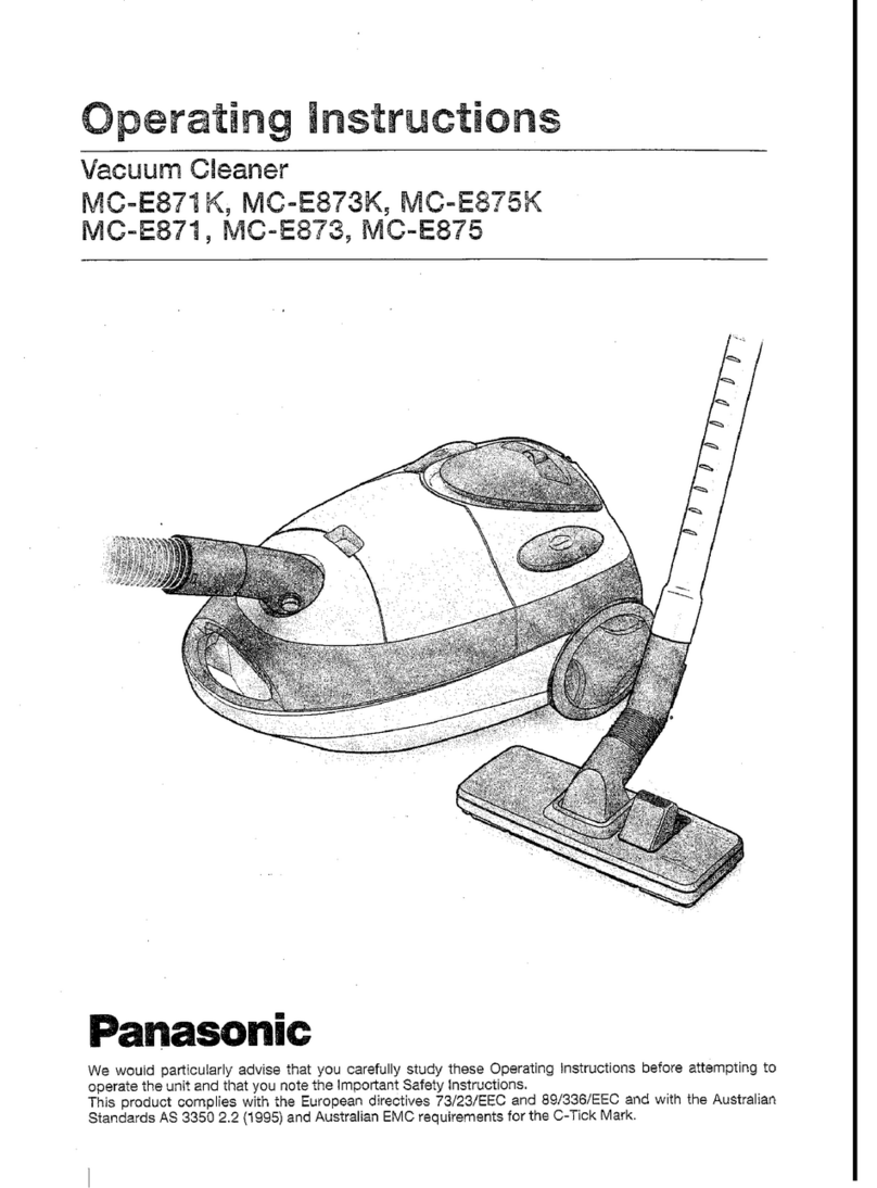 Panasonic MC-E871 User manual