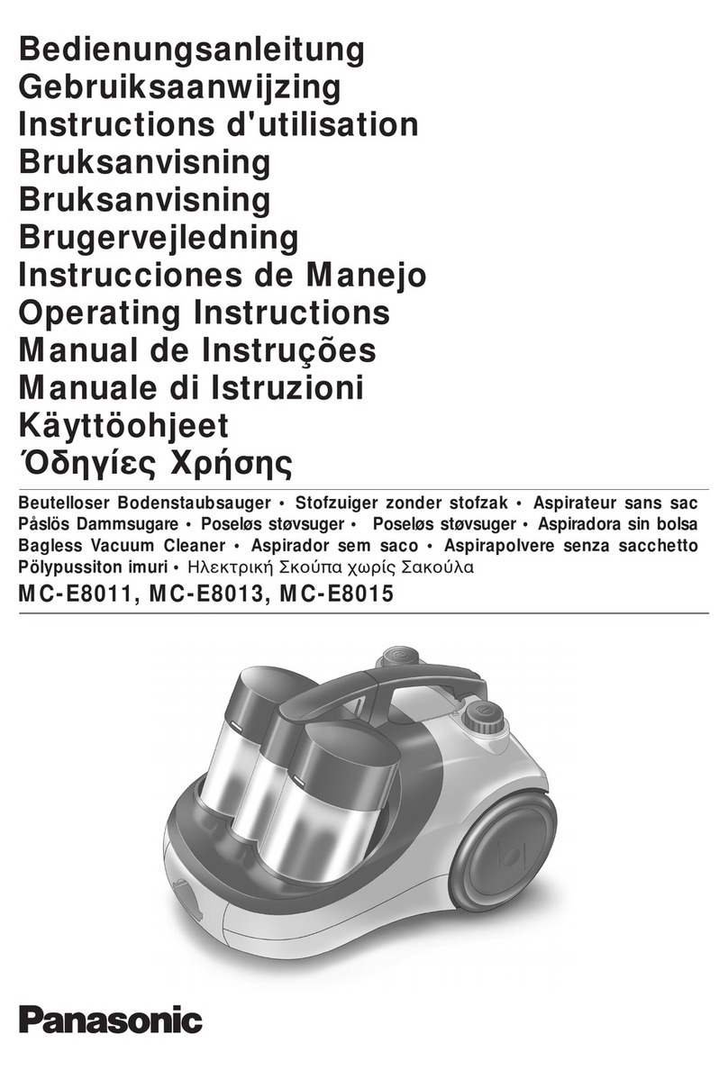 Panasonic MC-E8015 operating instructions