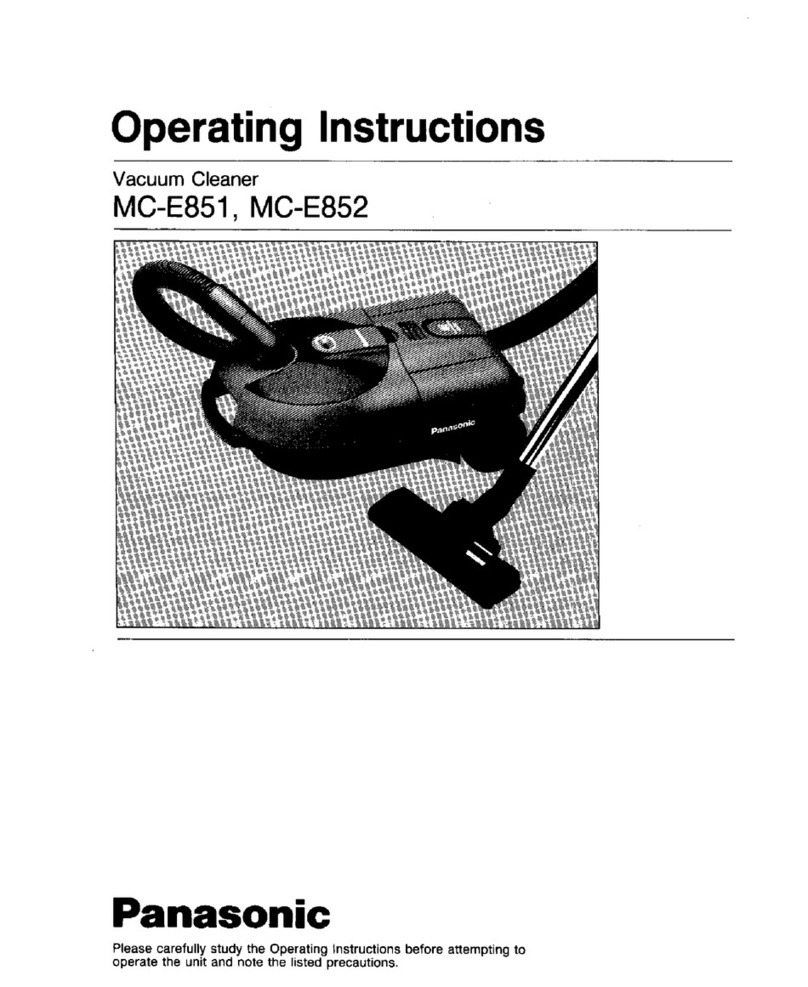 Panasonic MC-E852 operating instructions
