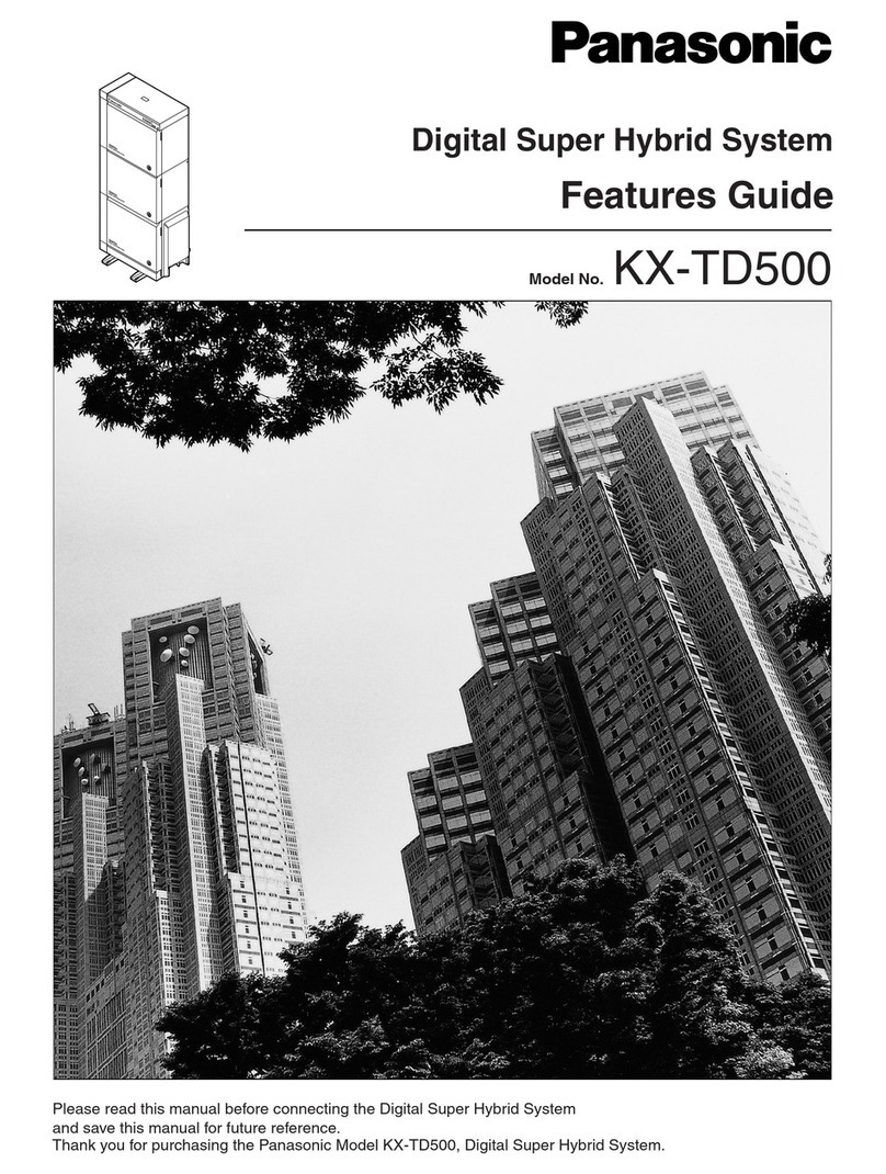 Panasonic KX-TD500 Features guide