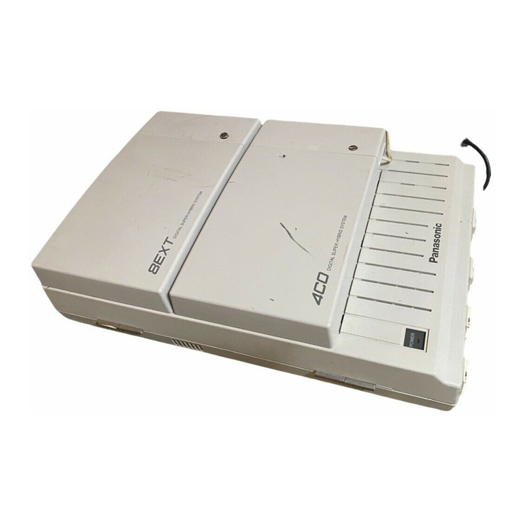 Panasonic KX-TD816 User manual