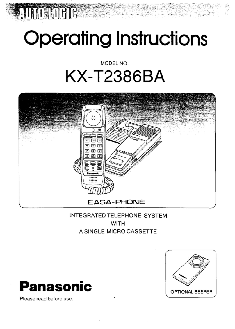Panasonic KX-T2386BA User manual