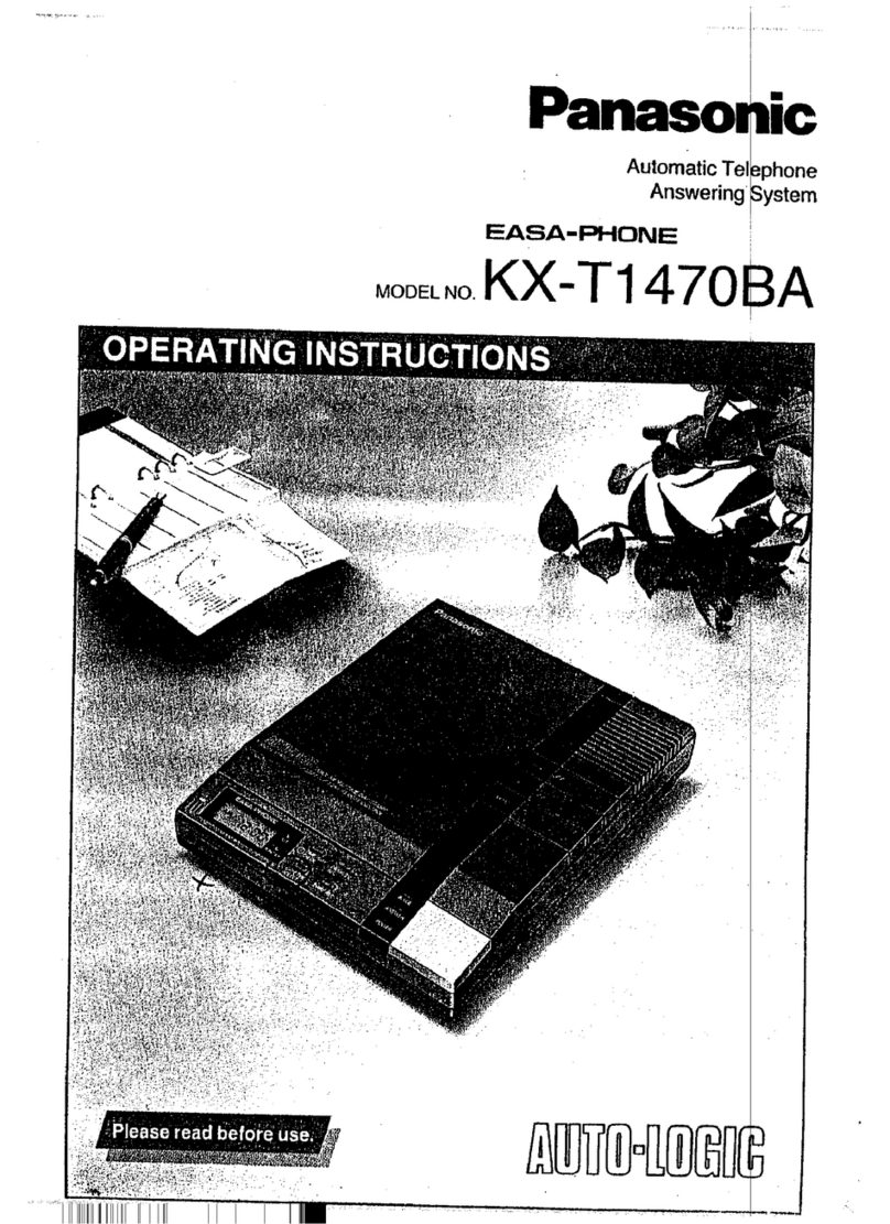 Panasonic KX-T1470BA User manual