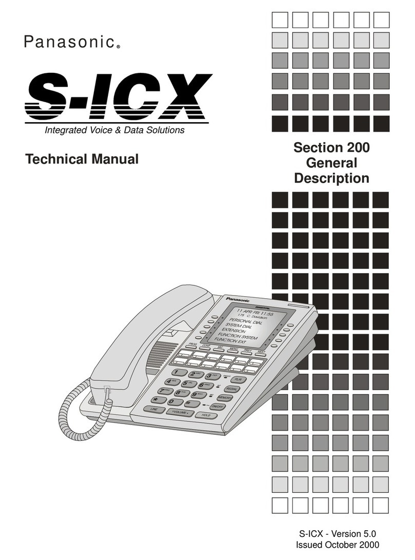 Panasonic S-ICX User manual Panasonic S-ICX User manual