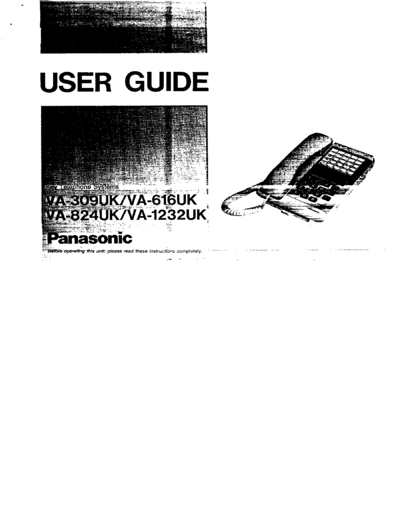 Panasonic VA-309UK User manual