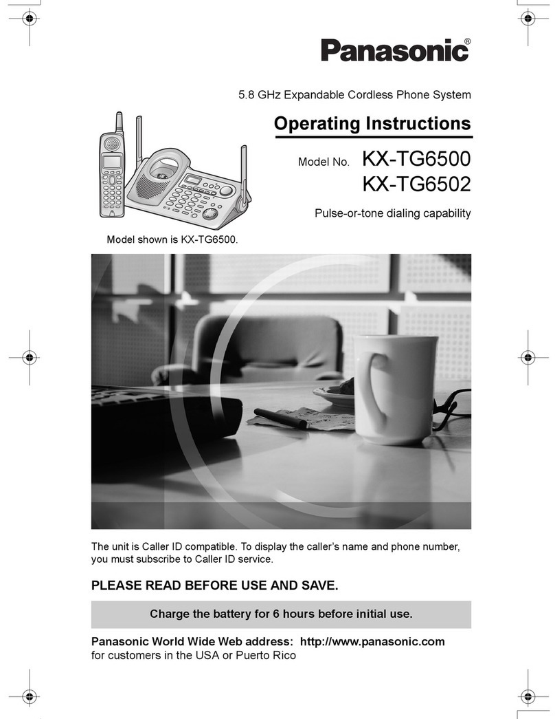 Panasonic KX-TG6500 User manual