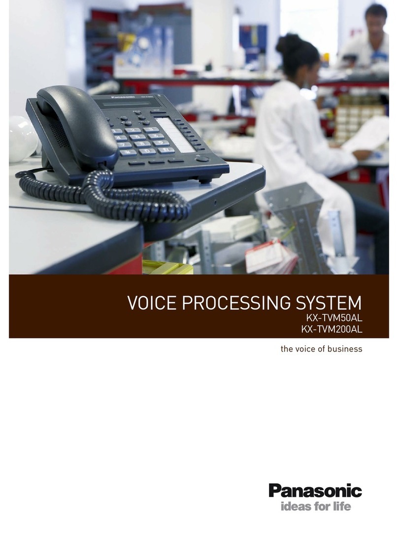Panasonic KX-TVM200AL User manual