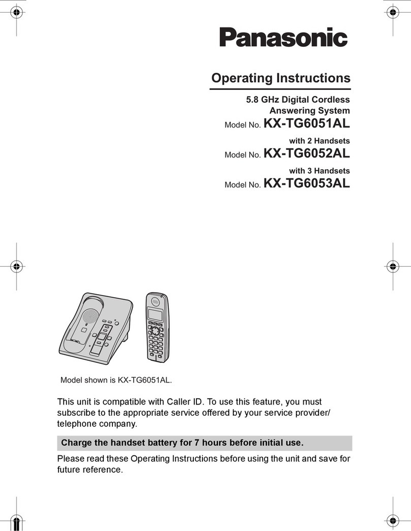 Panasonic KX-TG6051AL User manual