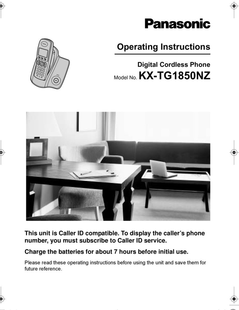 Panasonic KX-TG1850NZ User manual