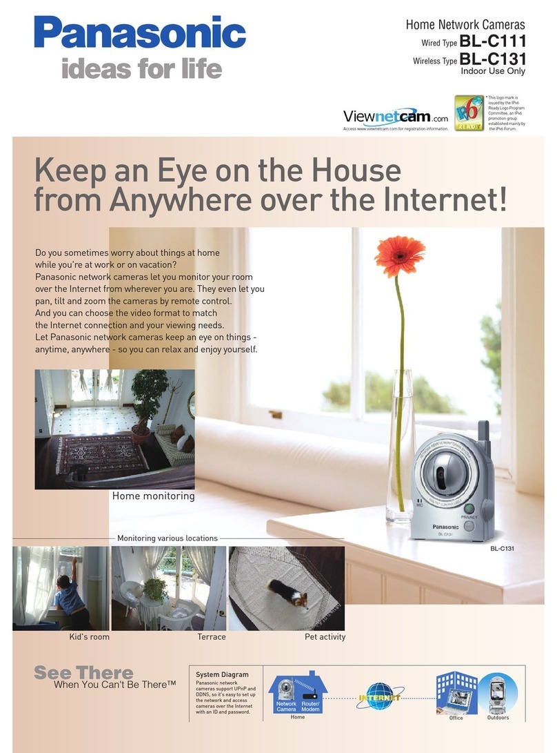 Panasonic BL-C131 User manual