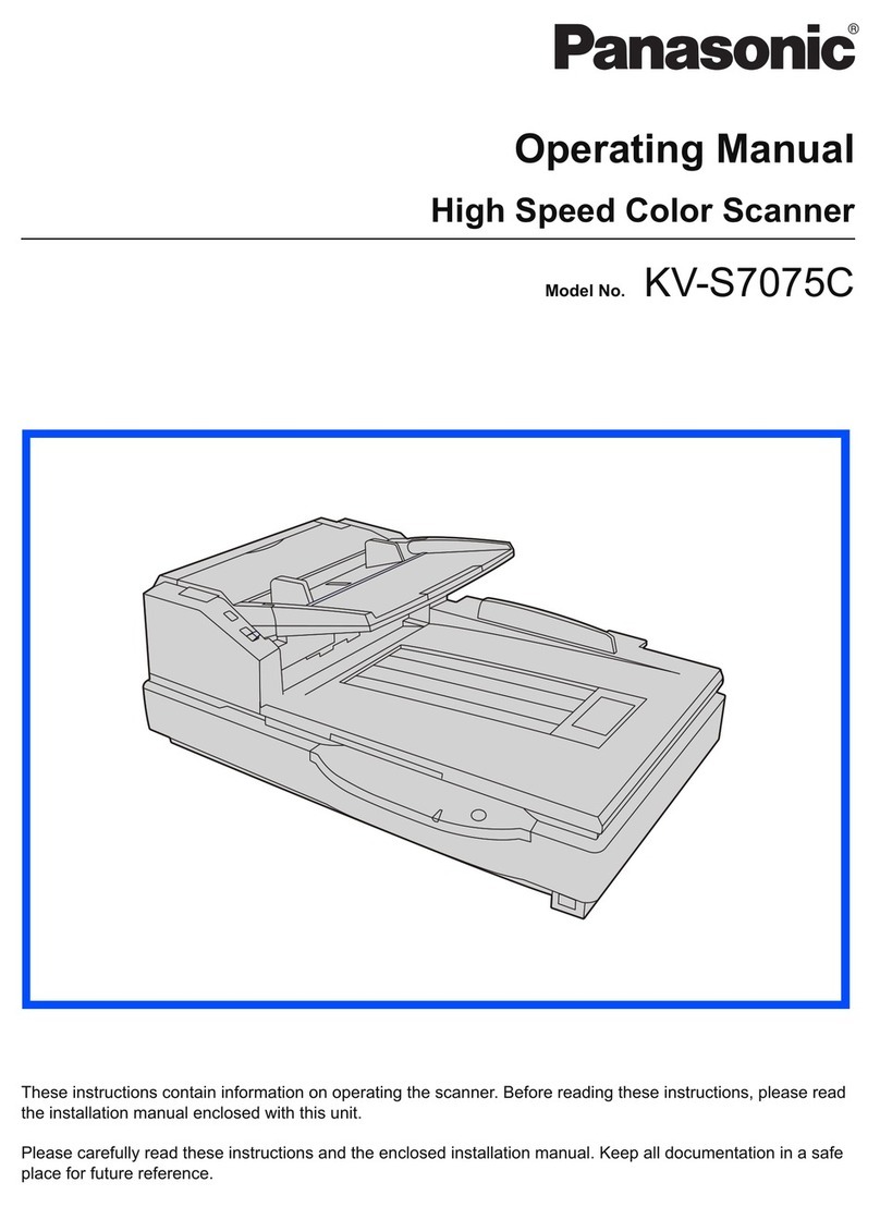 Panasonic KV-S7075C User manual