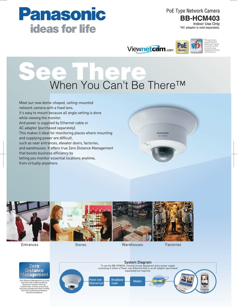 Panasonic BB-HCM403 User manual Panasonic BB-HCM403 User manual