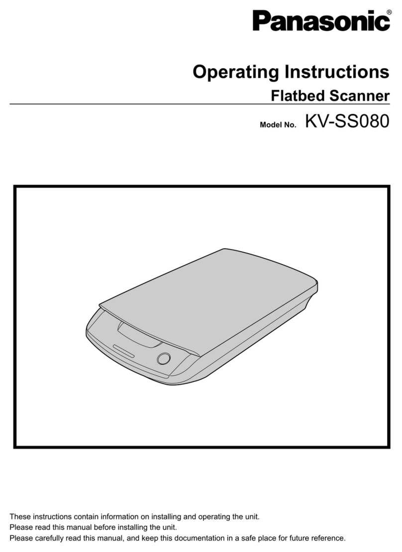 Panasonic KV-SS080 User manual Panasonic KV-SS080 User manual