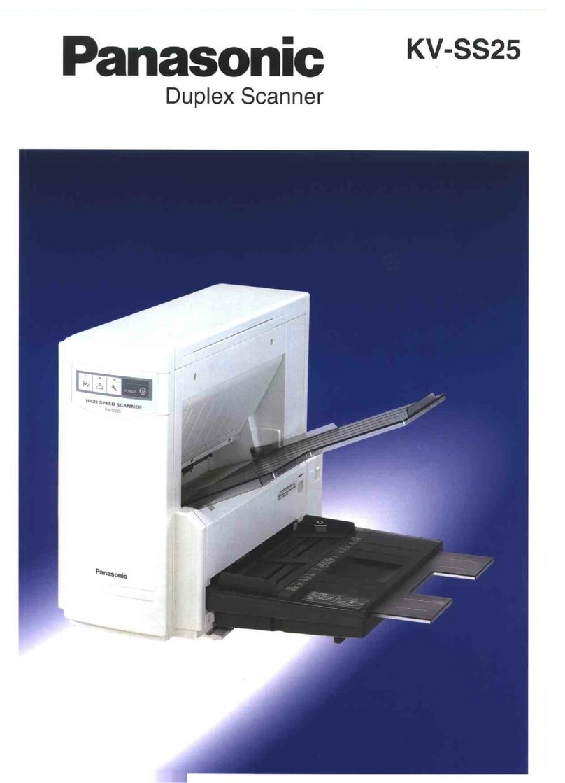 Panasonic KV-SS25 User manual