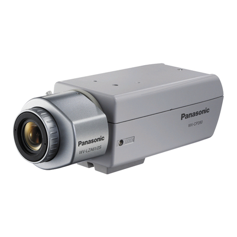 Panasonic WV-CP280 Series operating instructions