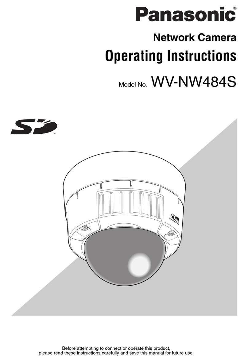 Panasonic WV-NW484S - i-Pro Network Camera User manual