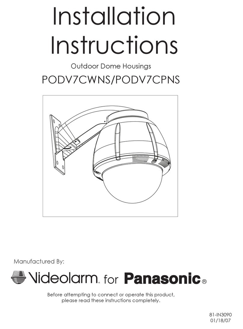 Panasonic VIDEOALARM PODV7CWNS/PODV7CPNS User manual