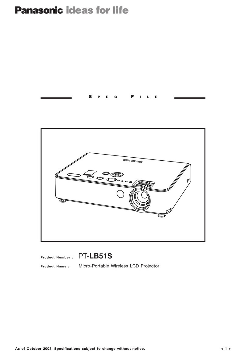 Panasonic PT-LB51S Specifications
