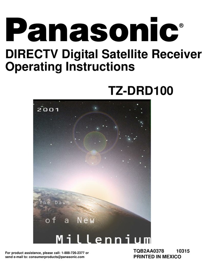 Panasonic TZ-DRD100 User manual