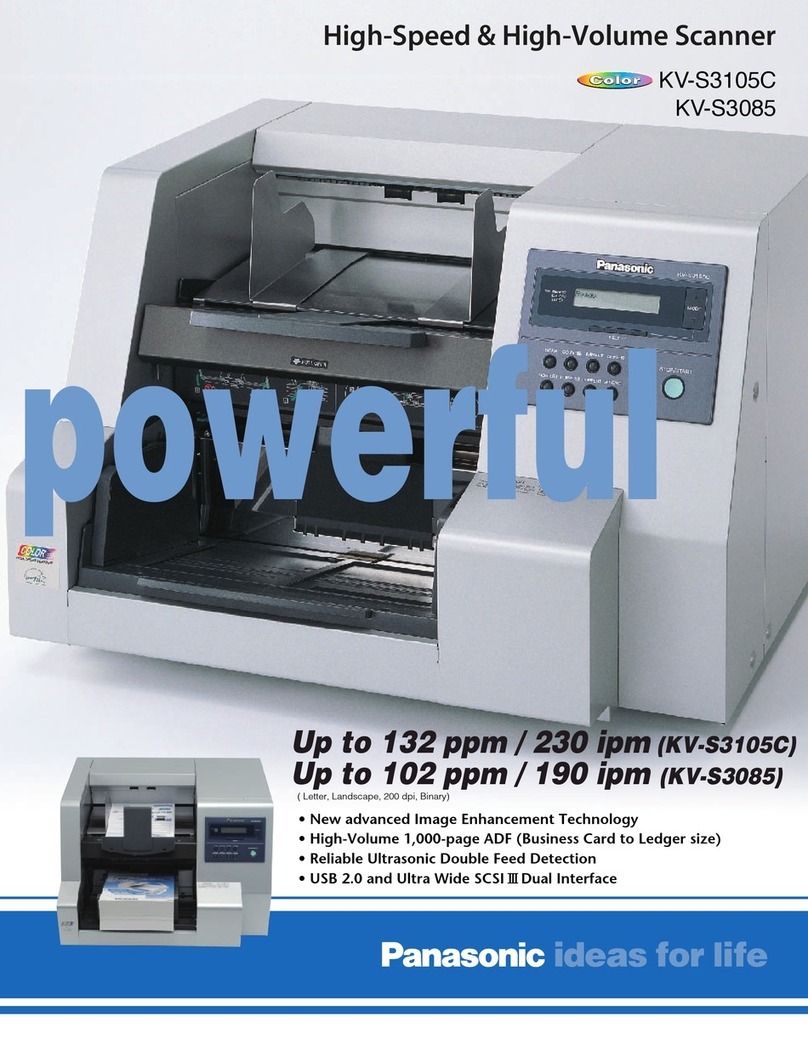 Panasonic KV-S3085 User manual