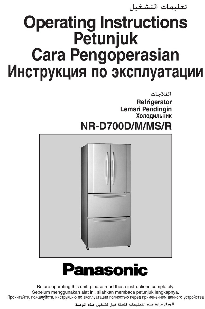 Panasonic NR-D700D User manual