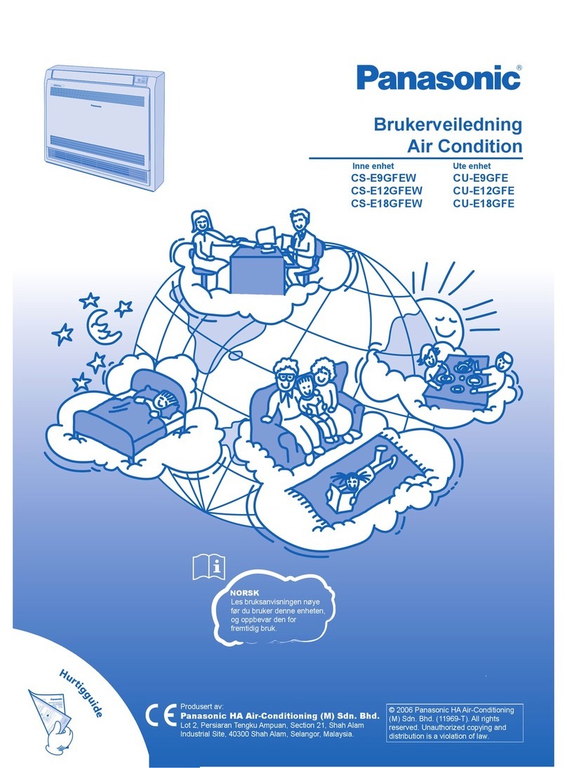 Panasonic CS-E12GKEW user manual