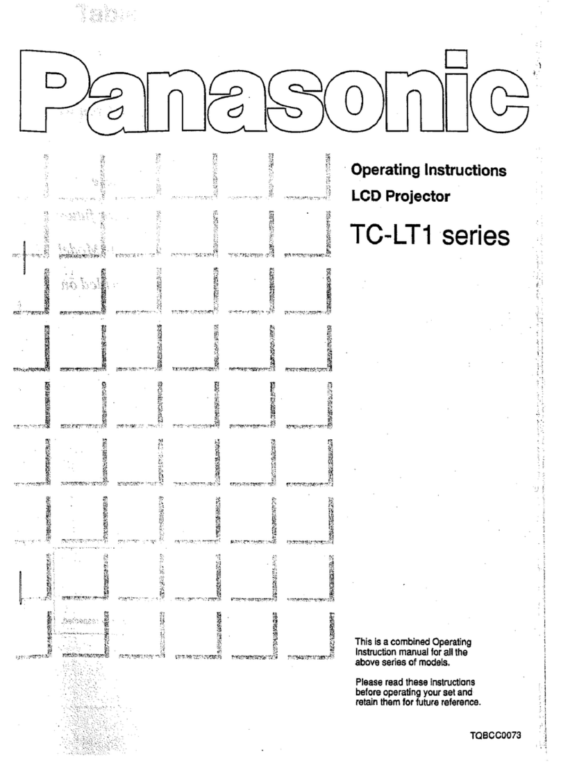 Panasonic TC-LT1 Series User manual Panasonic TC-LT1 Series User manual