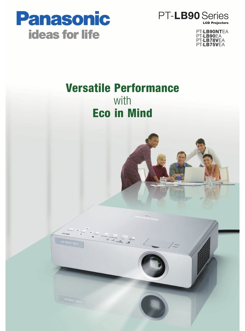Panasonic PT-LB75VEA User manual