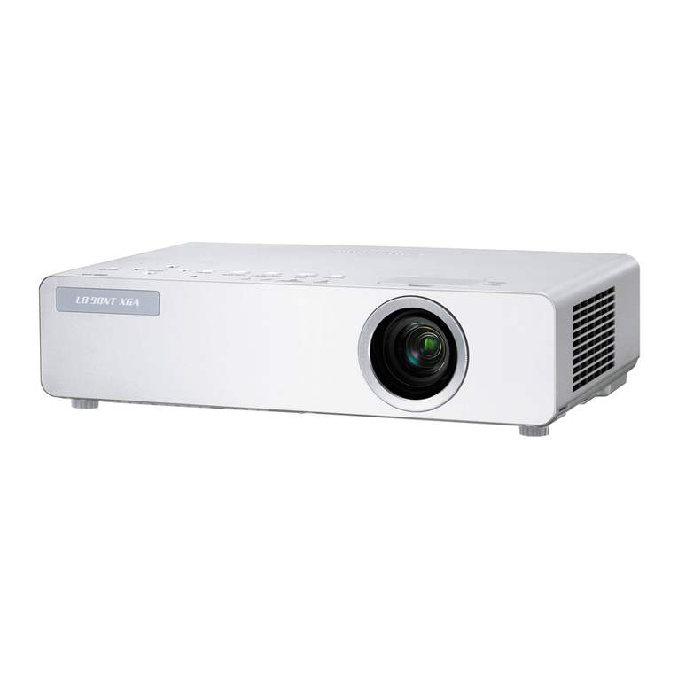 Panasonic PTLB75VU - LCD PROJECTOR operating instructions