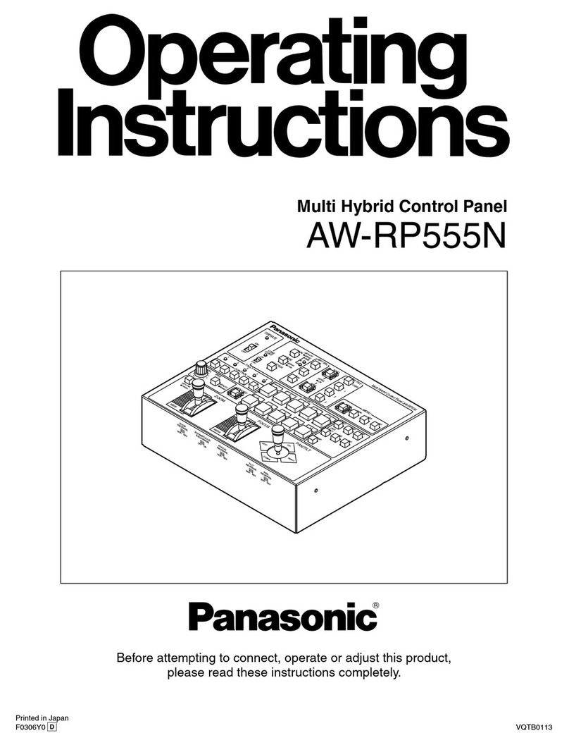 Panasonic AWRP555N - MULTI FUNCTION CONTROLLER operating instructions