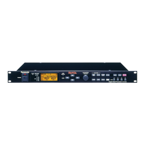 Panasonic Digital Multi Processors WZ-DM35NH Specification sheet