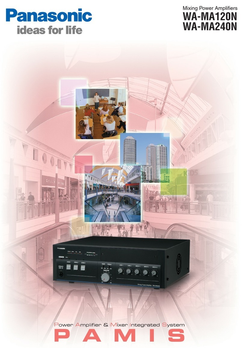 Panasonic PAMIS WA-BA240N Brochure & specs