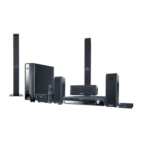 Panasonic SCPT953 - DVD HOME THEATER SOUND SYSTEM operating instructions